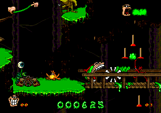 Boogerman - A Pick and Flick Adventure (Europe) In game screenshot